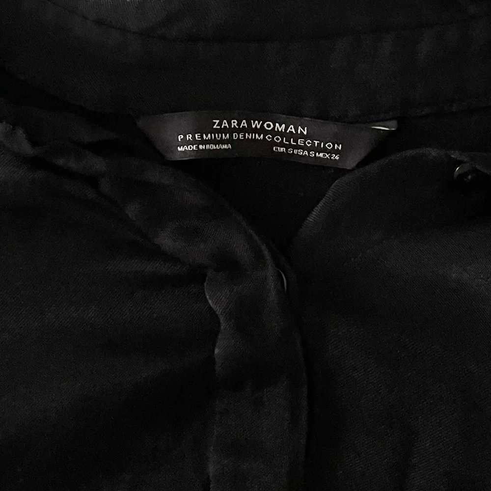 Zara woman collection black flow dress - Picture 5 of 6